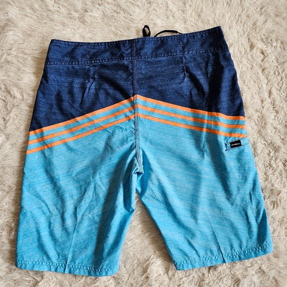 O'Nell Men's Blue Quick Dry Board Swim Truck Shorts Size 32 - Picture 3 of 8